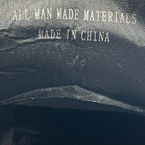 Antonio Cerrelli 5795 Black Upper Square Toe Derby Mens 12 Dress Shoes* - Picture 9 of 9